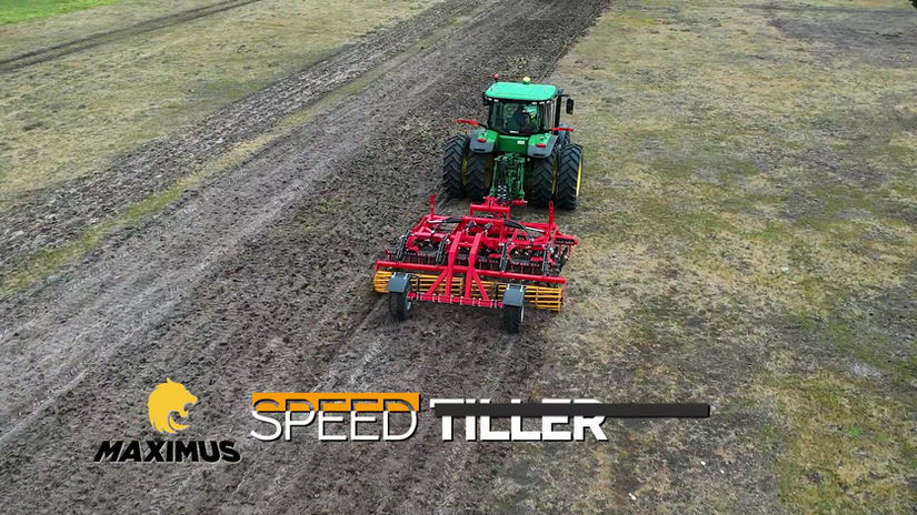 Manure Spreader and Speed Tiller